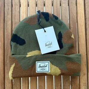NWT Herschel Elmer Woodland Camo Beanie Limited Edition